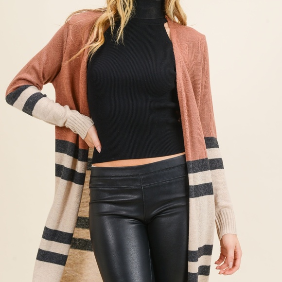Rust Cashmere Cardigan - Picture 1 of 7